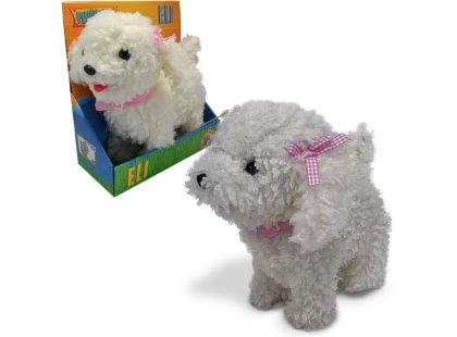 Sparkys PLYŠÁKOV - Pejsek bílý - štěněčí slečna Eli