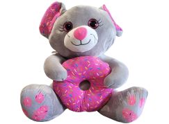 Sparkys PLYŠÁKOV - Šedá myška s donutem 45 cm