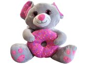 Sparkys PLYŠÁKOV - Šedá myška s donutem 45 cm