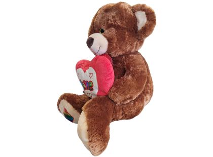 Sparkys PLYŠÁKOV - Velký Medvěd se srdcem a mašlí 60 cm