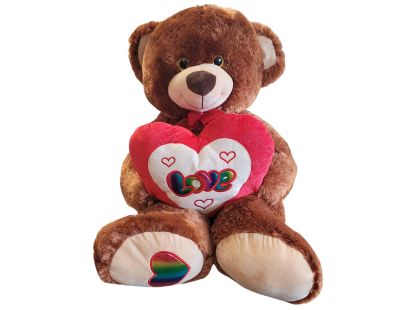 Sparkys PLYŠÁKOV - Velký Medvěd se srdcem a mašlí 60 cm