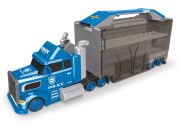 Sparkys Policejní kamion se 4 auty a dopravními značkami