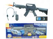 Sparkys POLICIE - Samopal s vysílačkou set 4 ks