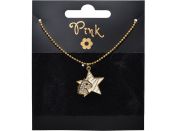 Sparkys Pozlacený řetízek s přívěskem HVĚZDA