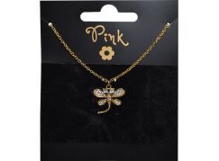 Sparkys Pozlacený řetízek s přívěskem VÁŽKA