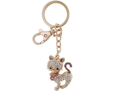 Sparkys Přívěsek na klíče - Diamantová Kočka