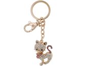 Sparkys Přívěsek na klíče - Diamantová Kočka