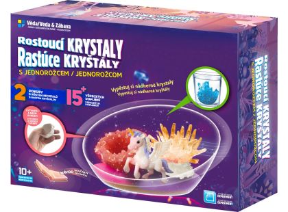Sparkys Rostoucí krystaly s Jednorožci