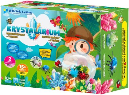 Sparkys Rostoucí krystaly v teráriu