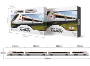 Sparkys Set železnice - Elektrická lokomotiva s vagóny a příslušenstvím