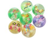 Sparkys Skákací svítící vodní míč MOTÝL 6 cm