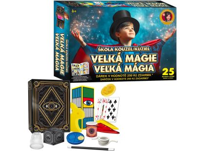 Sparkys Škola kouzel - Velká magie 25 triků + Dárek v hodnotě 250Kč