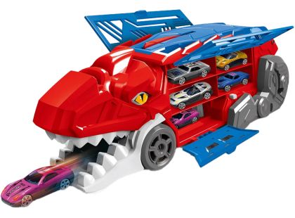 Sparkys Transformující se dinosaurus 2v1 garáž s katapultem