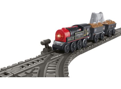 Sparkys vláčky - RC Parní vlak - černý (se zvuky, světly a kouřovými efekty)