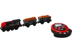 Sparkys vláčky - RC Parní vlak - černý (se zvuky, světly a kouřovými efekty)