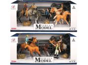 Sparkys Zvířátka z farmy - Set koní s jezdcem a příslušenstvím 2 druhy