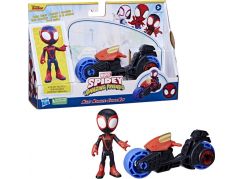 Spider-Man Spidey and his amazing friends motorka a figurka 10 cm Miles Morales SpiderMan