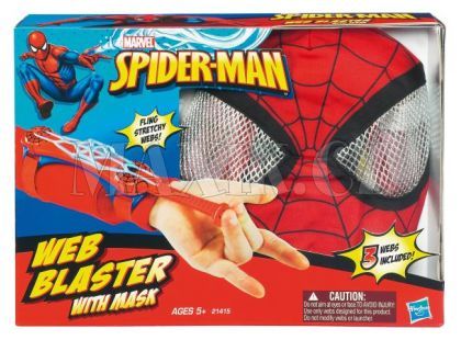 Spiderman Pavučinometač s maskou Hasbro 21415
