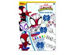 Spidey pracovní listy s barvami