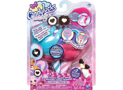 Spin Master Candylocks Cukrové panenky s vůní dvojbalení čokoládové 20114330