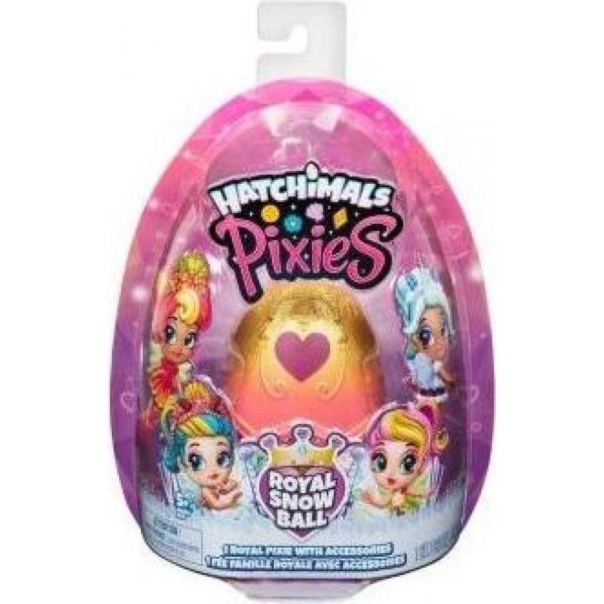 Spin Master Hatchimals Pixies Royals oranžové vejce - Poškozený obal