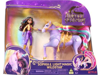 Spin Master Jednorožčí akademie světelný jednorožec a figurka 11 cm Sophia & Wildstar - Poškozený obal