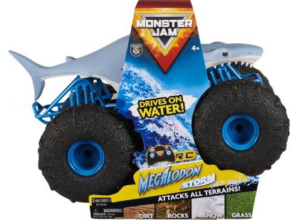 Spin Master Monster Jam RC žralok do terénů a na vodu