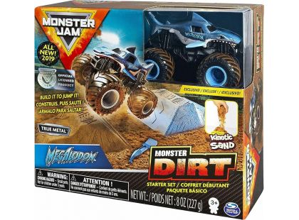 Spin Master Monster Jam základní sada s tekutým pískem Megalodon
