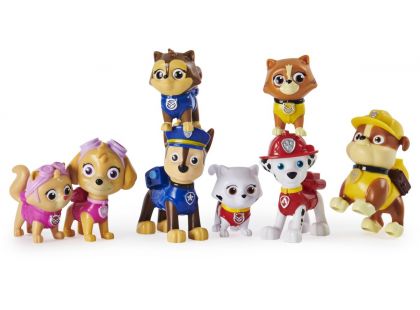 Spin Master Paw Patrol dárkové balení 8 figurek s doplňky - Poškozený obal