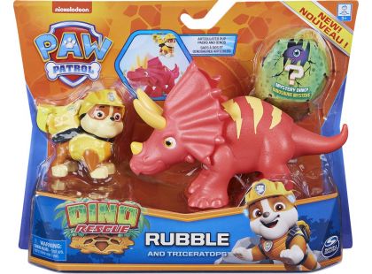 Spin Master Paw Patrol figurka s Dinem a vajíčkem Rubble
