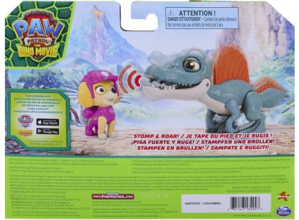 Spin Master Tlapková patrola Dino figurka se zvuky + Skye