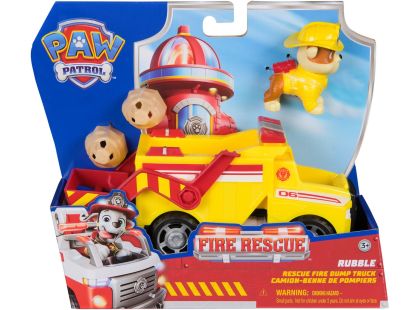 Tlapková patrola fire rescue vozidlo Rubble
