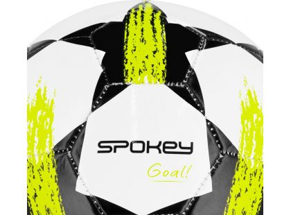 Spokey Goal Fotbalový míč vel. 5, bílo-limetkový