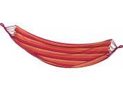 Spokey Ipanema Houpací síť do 120 kg, červeno-oranžová