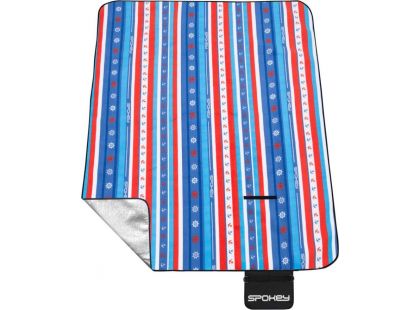 Spokey Picnic Marine Pikniková deka s popruhem 180 x 210 cm