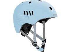Spokey Pumptrack Juniorská cyklistická BMX přilba IN-MOLD, 48-54 cm, modrá