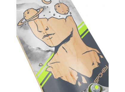 Spokey Skalle II Skateboard 78,7 x 20 cm,  šedý