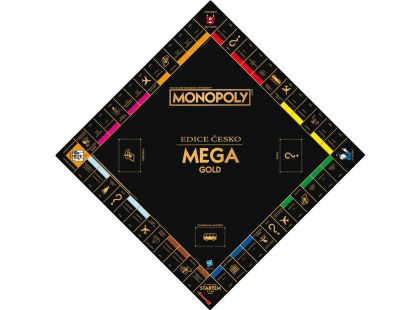 Společenská hra Monopoly Mega Gold Česká Republika