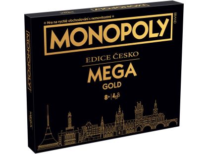 Společenská hra Monopoly Mega Gold Česká Republika