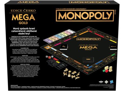 Společenská hra Monopoly Mega Gold Česká Republika