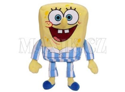 SpongeBob plyš 15cm - V pruhovaném pyžamu