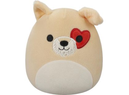 Squishmallows 1 + 1 Růžový a světlý pes - Sager a Cooper, 20 cm