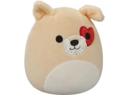 Squishmallows 1 + 1 Růžový a světlý pes - Sager a Cooper, 20 cm