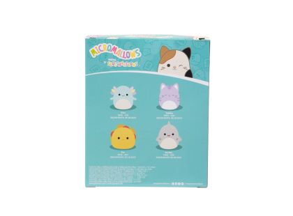 Squishmallows Micromallows 4Pack - Axolotl, Kočka, Taco, Žralok