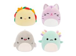 Squishmallows Micromallows 4Pack - Axolotl, Kočka, Taco, Žralok