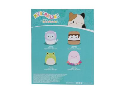 Squishmallows Micromallows 4Pack - Žába, Chobotnice, Lev, S'more