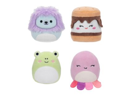 Squishmallows Micromallows 4Pack - Žába, Chobotnice, Lev, S'more