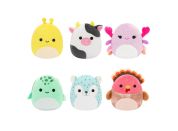 Squishmallows Micromallows 6Pack - Krab, Želva, Kráva, Krocan, Ježen, Slimák