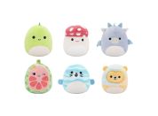 Squishmallows Micromallows 6Pack - Lev, Dinosaur, Kvajáva, Hříbek, Drak, Tuleň