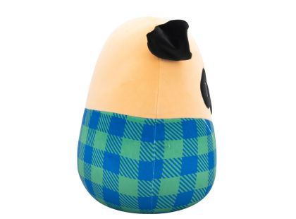 SQUISHMALLOWS Mops ve flanelové košili - Prince, 30 cm